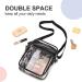 YCBB Clear Stadium-Approved Purse for Women - Adjustable Shoulder Strap - 8.8 Inch Clear Bag - Buy Online on GoSupps.com