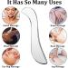 Roinaaid 2 PCs Stainless Steel Gua Sha Set | Body Face Neck Pain Relief & Muscle Relaxation - Buy Online on GoSupps.com