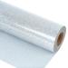 guangyintong Glitter Silver Heat Transfer Vinyl Roll for T-Shirts HTV 12X 8ft Iron on Transfer (J4-Glitter Silver)