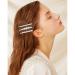 10 Pearl Hair Clips - Stylish Decorative Hairpins & Accessories for Girls | Ideal for Parties Birthdays & Weddings - Buy Online on GoSupps.com