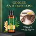 Anti Hair Loss Ginger Oil 7 Days Natural Hair Growth Oil Ginger King Nourishing Root & Scalp Serum Thicker & Stronger for Hair Loss  - Buy Online on GoSupps.com