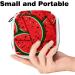 Sanitary Napkin Storage Bag | Period Tampon Makeup Pad Pouch | Cartoon Fruit Watermelon Color - Buy Online on GoSupps.com