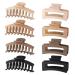 8 pieces of hair clip tall 11cm ladies hair clip set matt hair clip for thick hair thin hair hair accessories can be used as a gift (set 1)