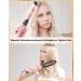 MaikcQ 1.25 Rotating Curling Iron | Professional Dual Voltage Hair Curler with LCD Display | Adjustable Temp 176-410F | Tourmaline Ceramic | For All Hair Types | Pink - Buy Online on GoSupps.com