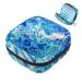 Portable women's binding bags menstrual cup bags feminine menstrual insert pocket for teenage girls tampons for the first period abstract art acrylic blue multicolored 09