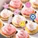 Whaline 40Pcs Preppy Pink Party Cupcake Toppers 10 Designs Paper Cake Decor Cute Cupcake Picks for Y2K Bachelorette Birthday Party Supplies Photo Booth Props - Buy Online on GoSupps.com