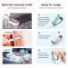 Petgravity Self Cleaning Slicker Brush for Short-Haired Cats - Grooming Tool for Undercoat Mats and Tangled Hair - Blue - Buy Online on GoSupps.com