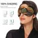 Snake Eye Green Sleep Mask - Light Blocking Eye Cover for Sleeping Travel & Naps | Adjustable Strap Soft & Lightweight for Men & Women - Buy Online on GoSupps.com