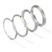 BBTO Aluminum Craft Wire  4 Sizes (1 mm  1.5 mm  2 mm and 2.5 mm in Thickness) Bendable Metal Wire for DIY Sculpture and Crafts  4 Rolls  Each Roll 16.4 Feet (Silver)