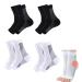 Functional Socks for Neuropathy 4 Pairs Neuropathy Socks Men Plantar Fasciitis Socks Prevent Ankle Injuries Neuro Socks for Men Women Socks for Neuropathy Pain Ligament Damage Sprained Ankle Weak