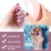 French Pink Gel Nail Strips - 16Pcs Waterproof Adhesive Nail Wraps + File | UV/LED Lamp Required - Buy Online on GoSupps.com