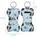 Neoprene Chapstick Lipstick Keychain Holder - Dog Pattern | Beautyflier - Buy Online on GoSupps.com