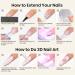 MIZHSE 100g Solid Builder Gel - Clear Hard Gel for Nail Art | UV LED Sculpting Gel Kit with Silicone Pen | Perfect for Salon & Home DIY - Buy Online on GoSupps.com