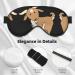 Brown Goat Print Unisex Sleep Eye Mask | Soft Comfort Eye Shade for Travel Yoga & Shift Work - Buy Online on GoSupps.com