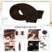 Moresoo 18 Inch Dark Brown Human Hair Weft Extensions - Double Weft Real Hair 100g/Pack #4 | Sew-in Hair Extensions for Natural Look - Buy Online on GoSupps.com