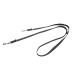 IDC Color & Gray adjustable leash with double snap hook 14 mm x 2.2 m black-grey Black-grey 14 mm x 2.2 m