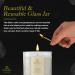 Magma London Bouquet Blanc and Bergamot Vegan Wax Candle - 50 Hours Burn Time | Long Lasting Fragrance - 38cl - Buy Online on GoSupps.com