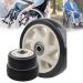 Wheelchair Accessories Front Wheel(124mm) Double Bearing Waterproof/Anti-Slip+ Wear-Resistant/Silent with Anti-loosening Screws for Wheels with Wheel Diameter 124mm 1pcs Black 1pcs Black