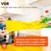 VGO 10 Pairs Reusable Long Arm Kitchen & Cleaning Gloves - Multifunctional Household Gloves (HH4601) - Yellow - Buy Online on GoSupps.com