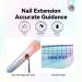 Saviland Long Length Nail Forms - 100Pcs Self-Adhesive Poly Gel & Acrylic Nail Extensions | Sturdy Nail Art Stencils for Professionals - Buy Online on GoSupps.com