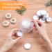 30 Pack Aluminum Jars with Lids - 15ml Metal Taps for Lip Balm Cosmetics & Nail Art - Empty Cream Cans for Samples - Buy Online on GoSupps.com