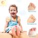 JYCCH Kids Gel Toe Separators - Correct Overlapping Toes | 2 Pack (White & Beige) - Improve Comfort & Alignment - Buy Online on GoSupps.com