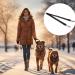 1 piece double dog lead Dual Pet Training Leash Dual Dog Leash Adjustable Dog Leash Splitter Tangle-Free Dual Dog Distribution Leash Suitable for Walking 2 Small to Medium Dogs Black - Buy Online on GoSupps.com