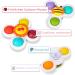 Winstico Suction Cup Toy Set | 3-Pack Fidget Sensory Water Toys for Toddlers 18+ Months | Fun Cartoon Baby Toys - Buy Online on GoSupps.com