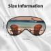 Beach Palm Tree Soft Sleep Eye Mask - Breathable Travel Eye Patch for Relaxation - Buy Online on GoSupps.com