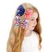 2 Pcs Large JOJO American Flag Hair Bow Independence Day Ribbon Clips 8 Inch Handmade Grosgrain Hair Accessories - Buy Online on GoSupps.com