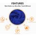 Morezi Dog Bathrobe Towel - Fast Drying Microfibre Pet Bath Robe for Dogs and Cats - Blue (Medium 79x60cm) - Buy Online on GoSupps.com