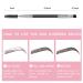 12-Pack Duo Eyebrow Brush Set - Spoolie and Angled Brow Brushes - Mini Eyelash Brush for Tinting - Suitable for Cream Gel - Silver - Buy Online on GoSupps.com