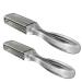 Careforyou 2pcs Double Sided Foot Rasp Callus File Scrubber Hard Dead Tough Skin Coarse Remover Exfoliating Pedicure Tools by Careforyou