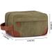 Vorspack Hanging Toiletry Bag for Men - Water-Resistant Canvas Dopp Kit Travel Organizer - Green - Buy Online on GoSupps.com