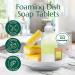CLEANOMIC Foaming Dish Soap Tablets - 6 Pack of Lime Scented Manual Dish Washing Tablets for Optimal Cleaning - Buy Online on GoSupps.com