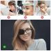 Ouligay 6Pcs Glasses Eye Patch Black Eye Patch for Glasses Non-Woven Fabric Reusable Eye Patches for Lazy Eye Amblyopia Strabismus - Buy Online on GoSupps.com