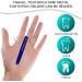 Blmhtwo 2 Routing Teeth Cleaning Tools - Travel Dental Pick Kit Plaque Remover with Keychain & Stand - White/Blue Compact Size - Buy Online on GoSupps.com