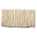 Premium Feeders Chew Sticks White Natural Beef Hide 5'' x 8mm Thick - 100 Pack - Rawhide Treats for Dogs Durable Dog Chew Digestible Treat for Dental Health & Fresh Breath