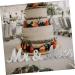WHAMVOX 1 Set Home Decor Ornament Retro Decor Wedding Wood Sign The Sign Wedding Photo Wedding Supplies Miss Silver 31.4X15cm - Buy Online on GoSupps.com