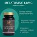 Naturathera Melatonin 1.8MG Strong Dosage Food Supplement Night Alarm Insomnia Difficulties to Sleep 30 Capsules Made in France Vegan No GMO Allergen Additives - Buy Online on GoSupps.com