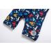 BONVERANO Baby Boys Swimsuit - Short Sleeve Zipper One Piece Swimwear | UPF 50+ Sun Protection | 12-18 Months Colorful Cray - Buy Online on GoSupps.com