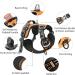 Adjustable No-Pull Dog Harness - Breathable Reflective & Padded Handle for Medium Dogs | Heele - 38-71cm | Orange - Buy Online on GoSupps.com