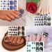 WOKOTO 440-Piece Toenail Polish Stickers Kit - Marbled Style Gel Nail Strips for Women with Nail File - Gradient Nail Art Decals - Self-Adhesive Manicure Set - Buy Online on GoSupps.com