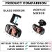 360 Swiveling Back Seat Baby Mirror - Break-Resistant Car Rear View Mirror with Spring Clips - Universal Fit for Most Cars (12.9 x 6.5 cm) - Buy Online on GoSupps.com