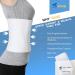 Abdominal Binder Post Surgery for Men and Women | Postpartum Tummy Tuck Belt | Slimming Bariatric Stomach Compression | Breathable and High Elasticity | 3 Panel - 9 | White (30-45) - Buy Online on GoSupps.com