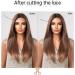 Lace Front Long Brown Wig with Dark Roots and Middle Part - Natural Straight Golden Brown Hair for Daily Wear - Buy Online on GoSupps.com