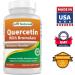 Best Naturals Quercetin with Bromelain Veggie Capsules - 800mg Quercetin & 165mg Bromelain (2400 GDU/g) - 120 Count - Buy Online on GoSupps.com