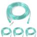 3 Pack Oxygen Supply Tubing - Standard Connector - Premium Clear Crush Resistant Oxygen Tubes - 16.4 feet - with Free Connector