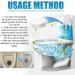 Toilet Tank Cleaner Tablets - Automatic Toilet Cleaner Toilet Tablet for Powerful Cleaning and Active Oxygen Purification Foam Design Cleans Urine and Stains in Sink Bathroom and Rowces - Buy Online on GoSupps.com