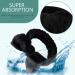 ACO-UINT 6Pcs Spa Headbands & Wrist Washbands Set for Women - Soft & Absorbent Skincare Accessories in Black and Gray - Buy Online on GoSupps.com